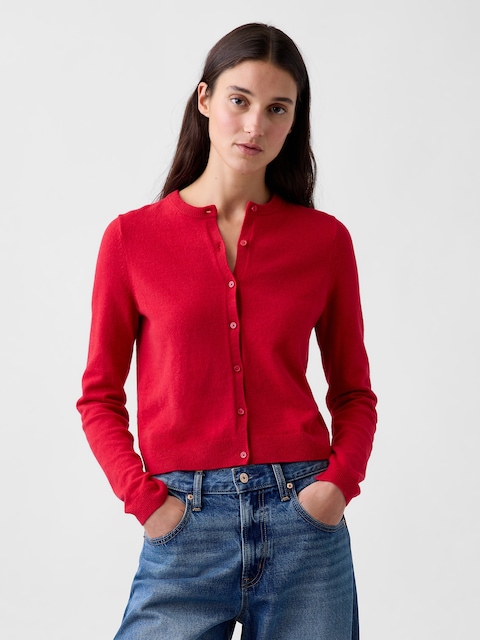 CashSoft Crop Cardigan