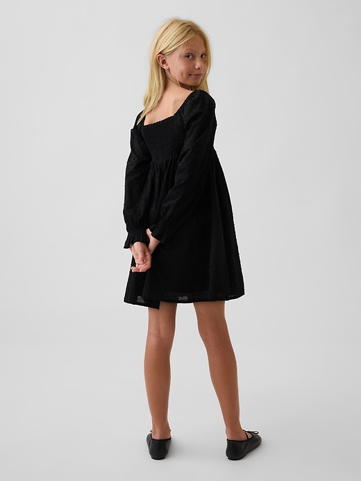 Kids Puff-Sleeve Empire-Waist Dress | Gap
