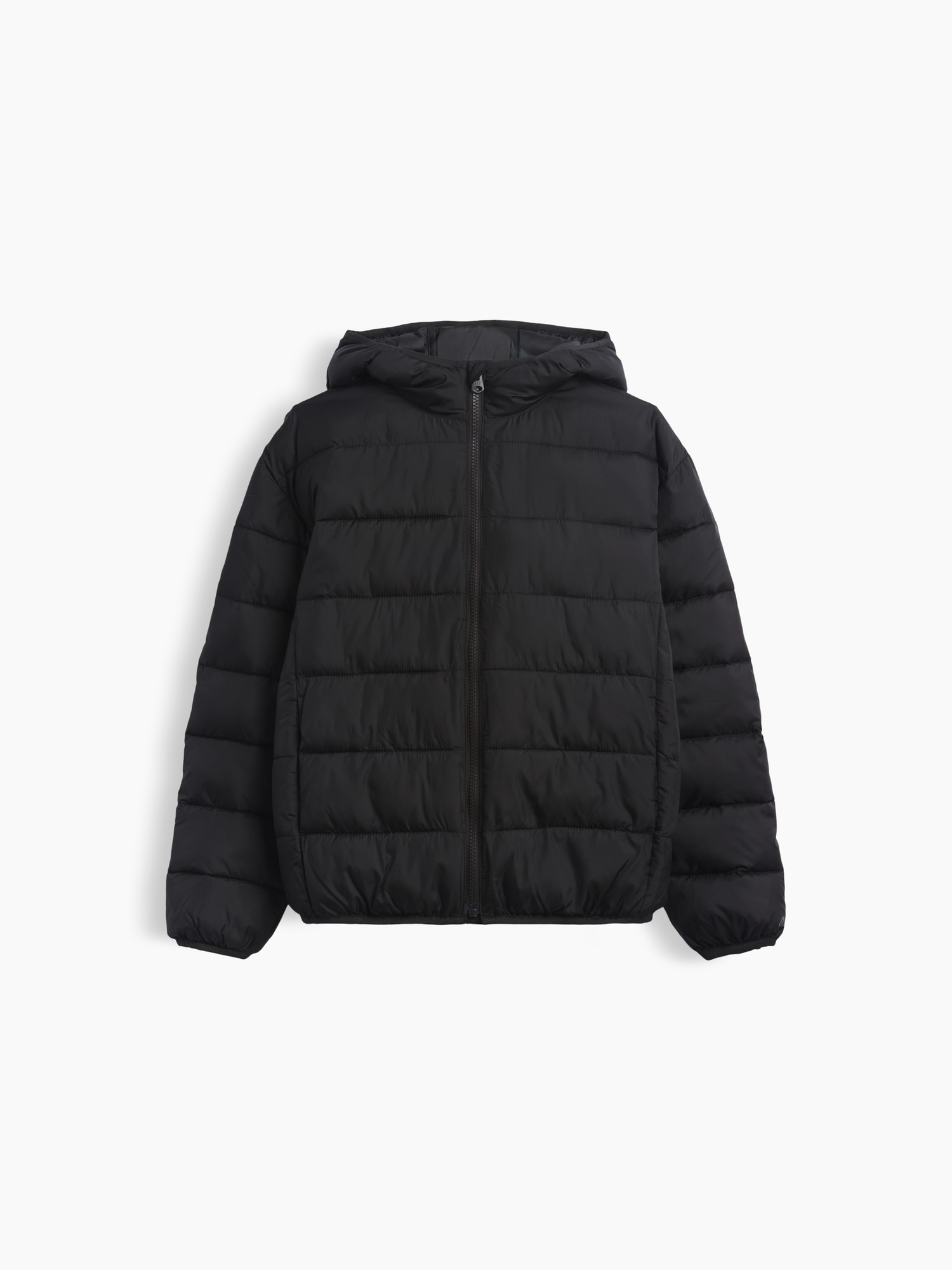 Детская куртка Gap Recycled Kids Lightweight Puffer, цвет: Чёрный — фото 2