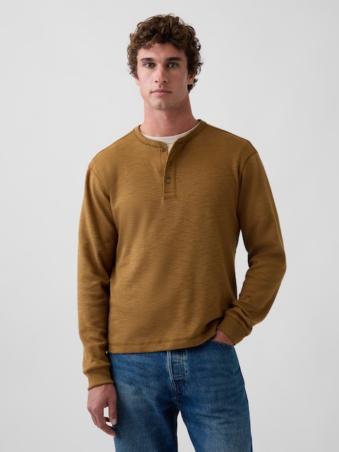 Relaxed Henley T-Shirt