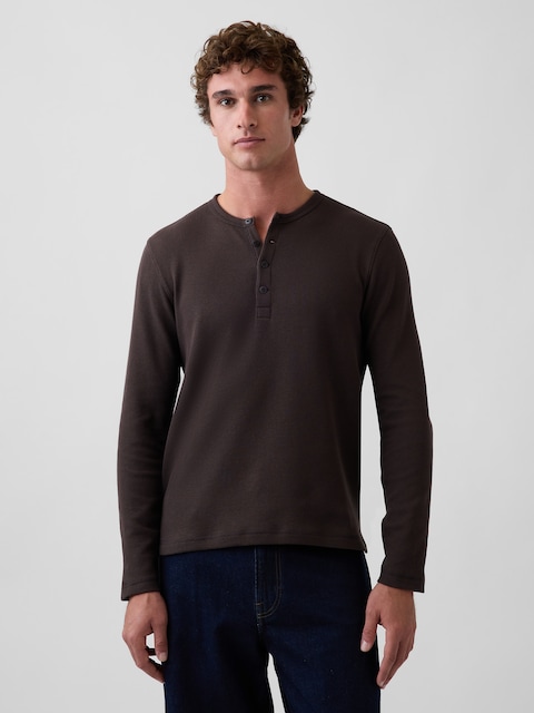 Waffle Henley T-Shirt