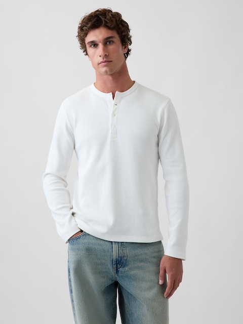 Waffle Henley T-Shirt