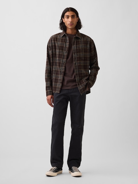 Heavyweight Twill Relaxed Straight Khakis
