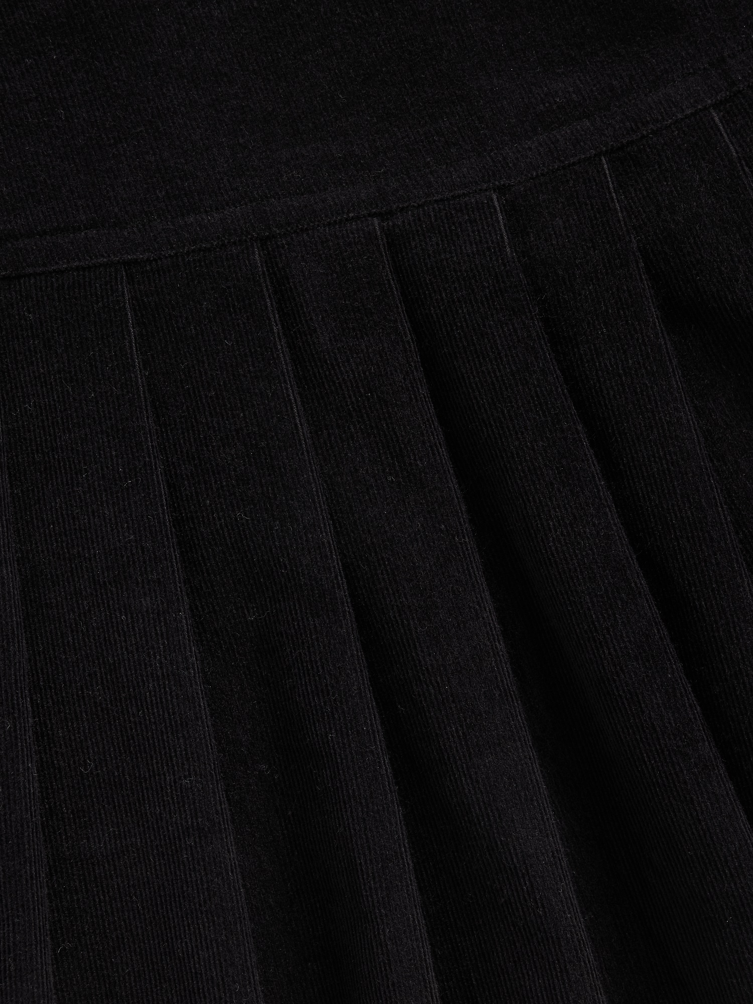 Детская юбка Gap Corduroy Pleated, цвет: Чёрный — фото 4