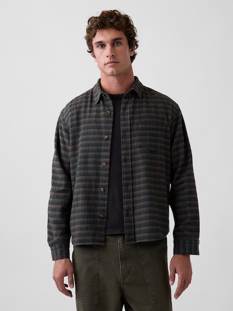 Relaxed Flannel Shirt