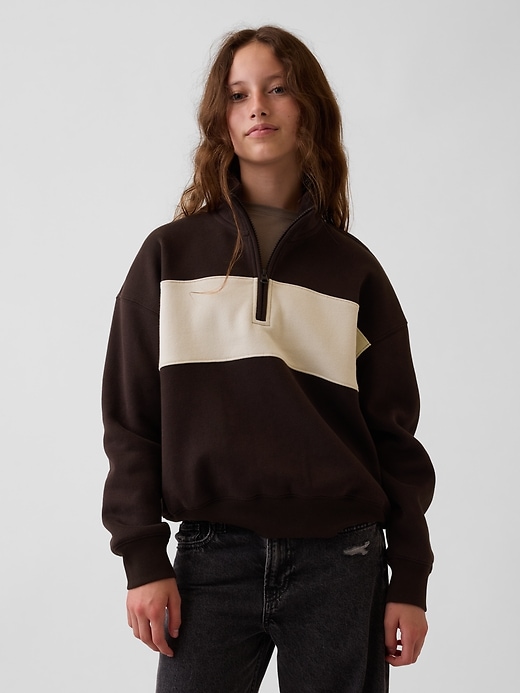 Kids VintageSoft Quarter-Zip Pullover | Gap