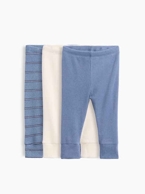 Baby Pull-On Waffle Pants (3-Pack)