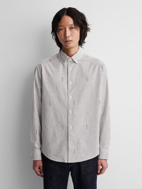 Gap × A.P.C. Relaxed Logo Oxford Shirt