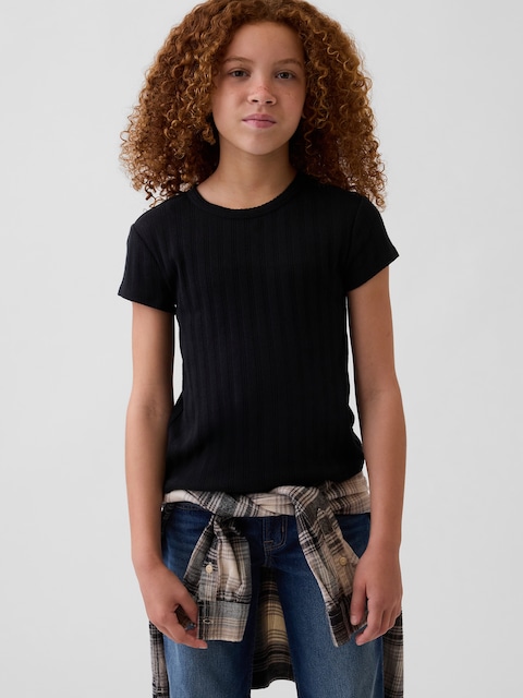 Kids Pointelle T-Shirt