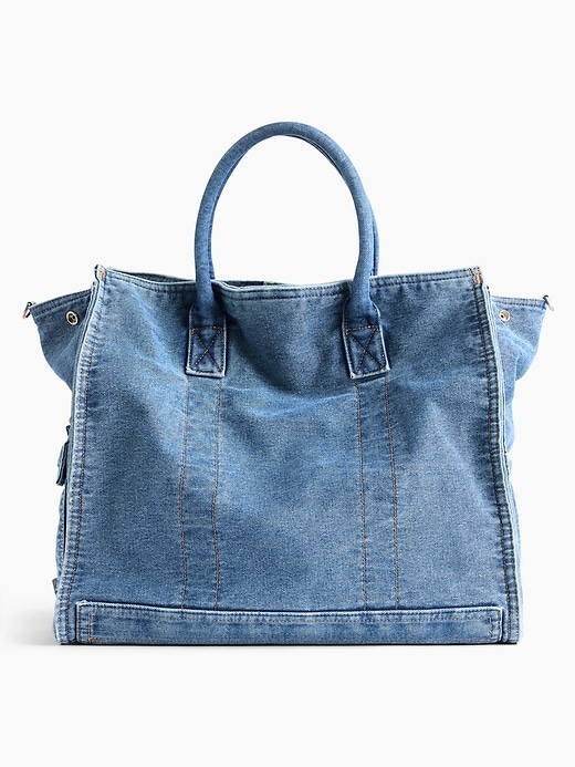 Large Denim Five Pocket Tote | Gap