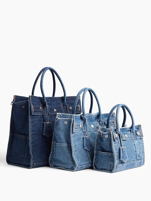 Large Denim Five Pocket Tote | Gap