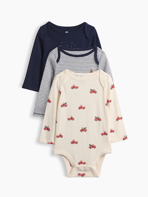 Baby First Favorites Organic Cotton Bodysuit (3-Pack)