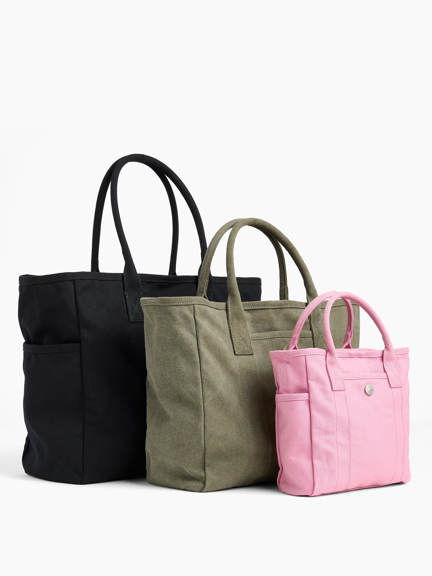 Женская сумка Gap Mini Canvas Favorite Tote, цвет: Леопардовый коричневый с принтом — фото 7