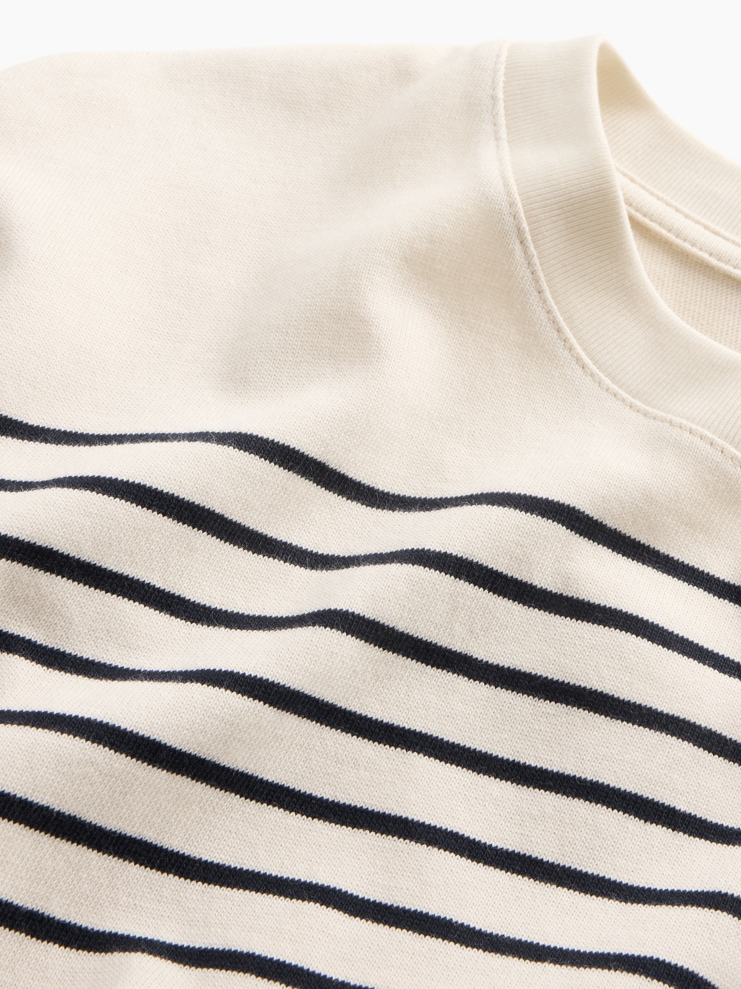 Мужская футболка Gap × A.P.C. Stripe, цвет: Молочный белый — фото 5