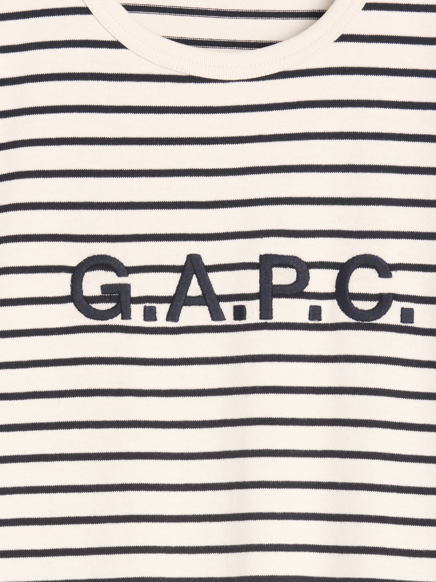 Женская футболка Gap × A.P.C. Logo, цвет: Оптический белый — фото 4