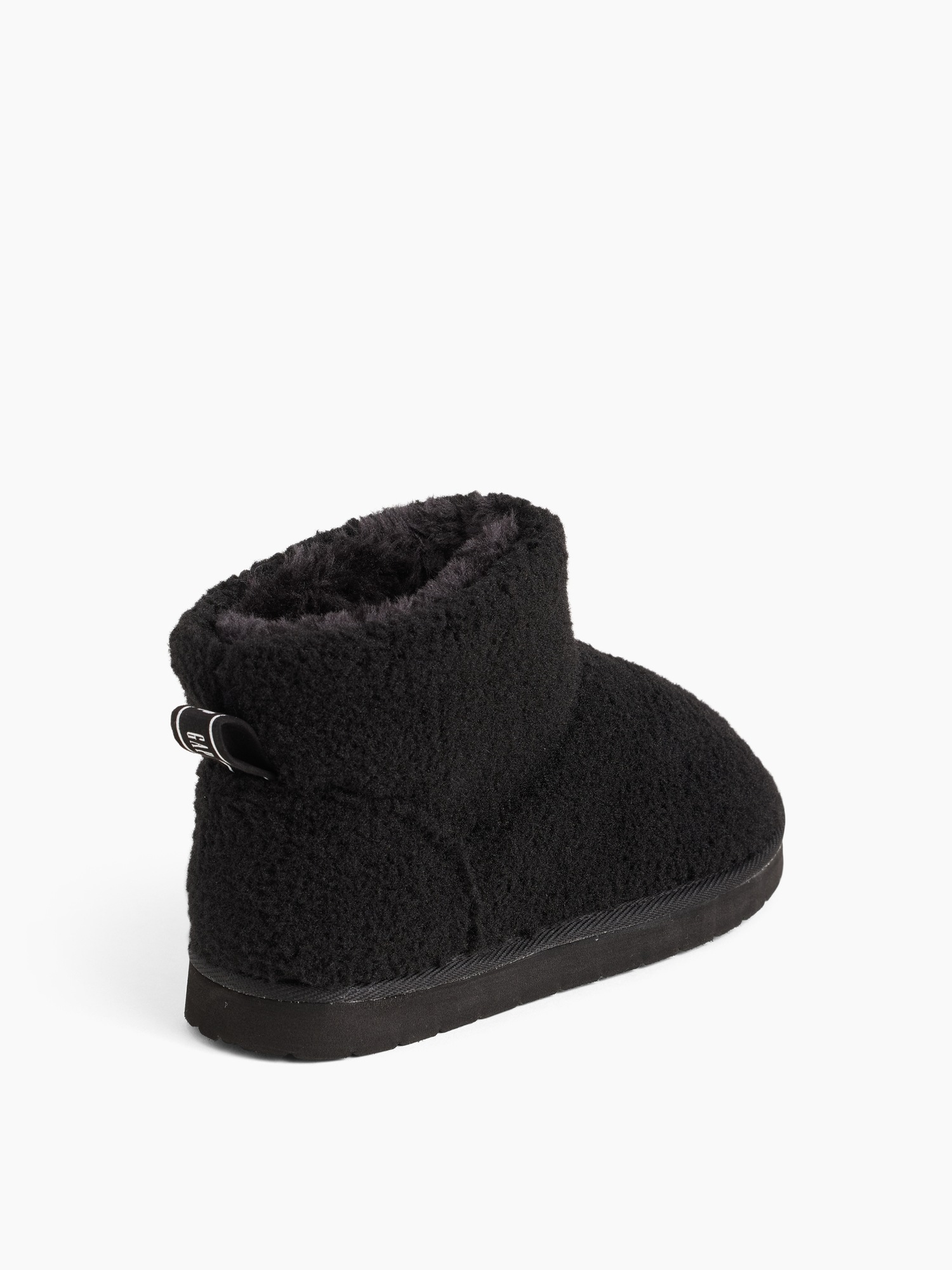 Детские уютные ботинки Gap из шерпы, цвет: Чёрный — фото 3