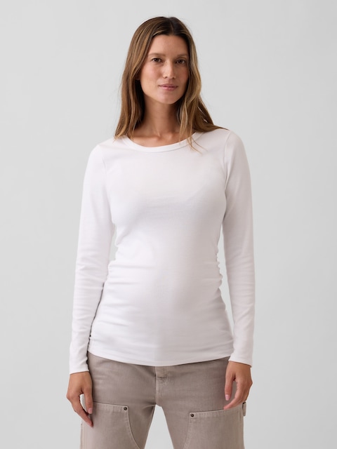 Maternity Modern Crewneck T-Shirt