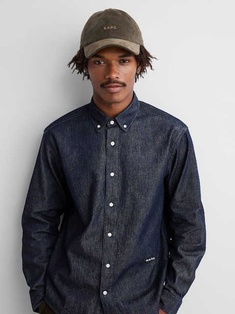 Gap × A.P.C. Logo Corduroy Baseball Hat