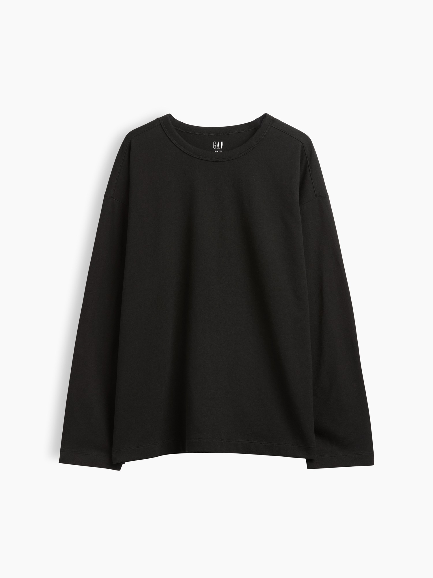 Женская футболка Gap Knit Big, цвет: Чёрный — фото 5