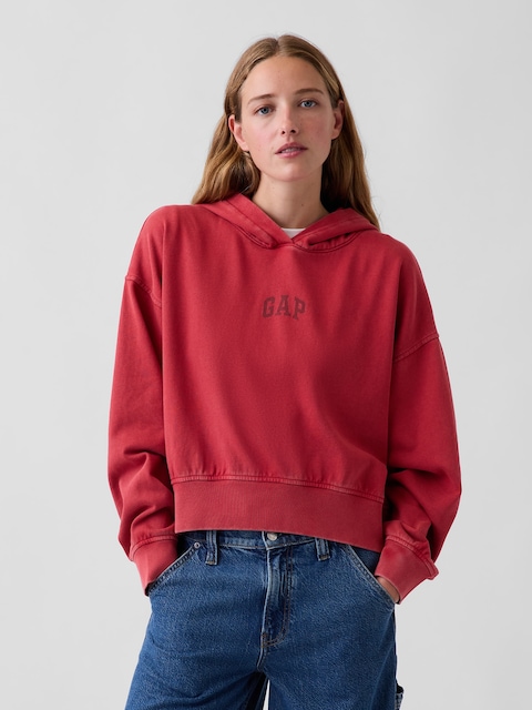 VintageSoft Terry Logo Hoodie