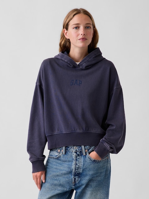 VintageSoft Terry Logo Hoodie