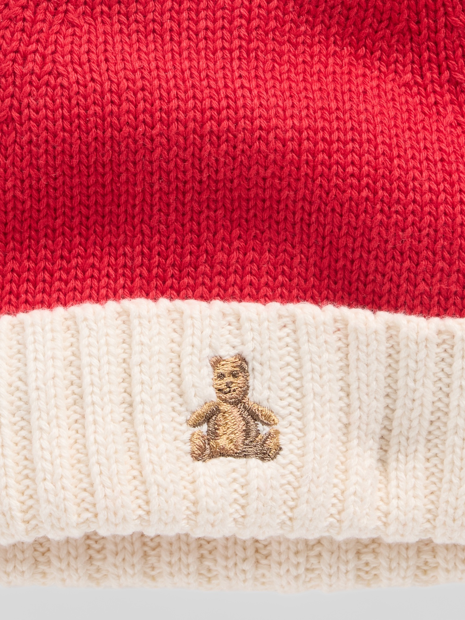 Головной убор Gap Knit Santa Hat для малышей, цвет: Красный — фото 2