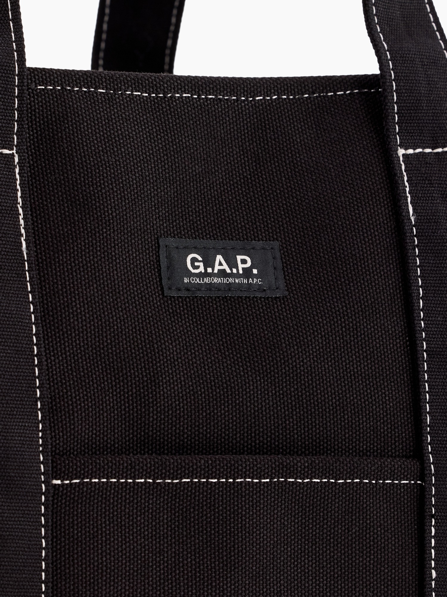 Сумка Gap × A.P.C. Logo, цвет: Чёрный — фото 3