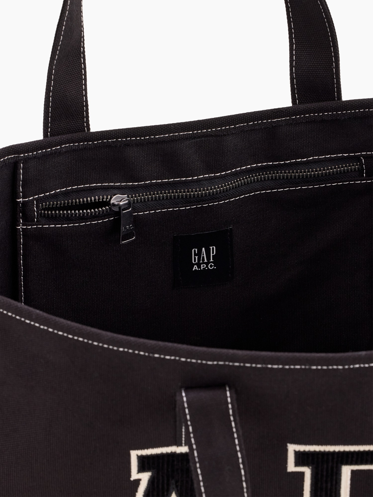 Сумка Gap × A.P.C. Logo, цвет: Чёрный — фото 4