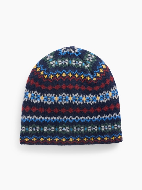 CashSoft Fair Isle Beanie