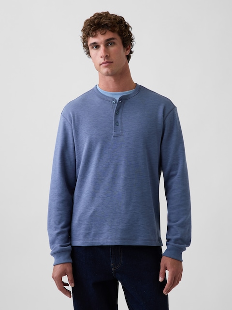 Relaxed Henley T-Shirt
