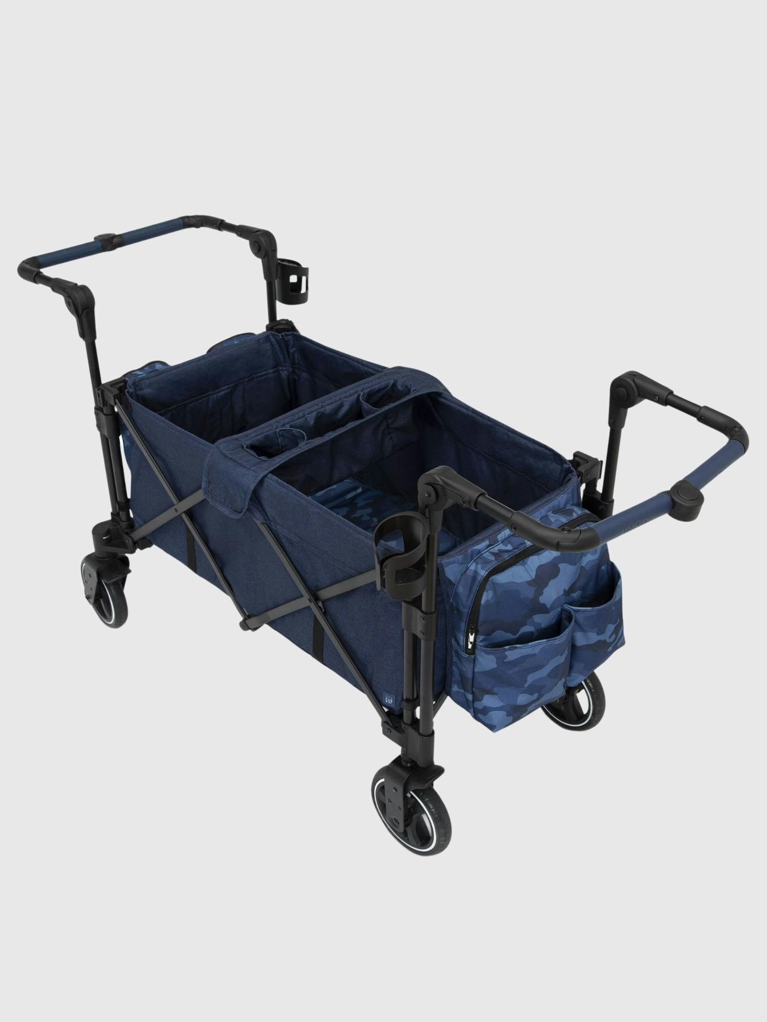 Прогулочная тележка babyGap Deluxe Explorer, цвет: Тёмно-синий камуфляжный — фото 5