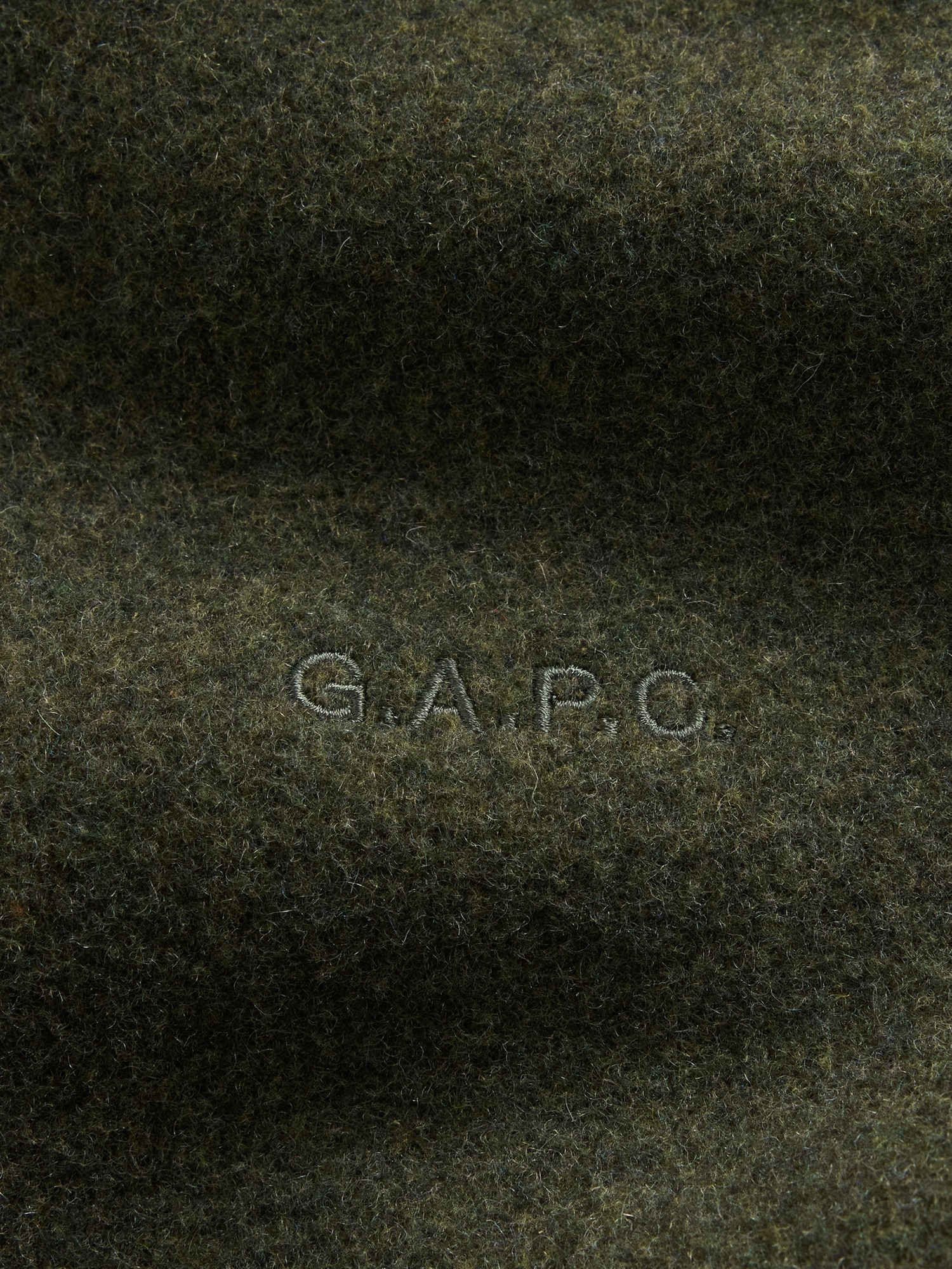 Женская куртка Gap × A.P.C. Oversized Wool-Blend, цвет: Вечнозелёный — фото 5