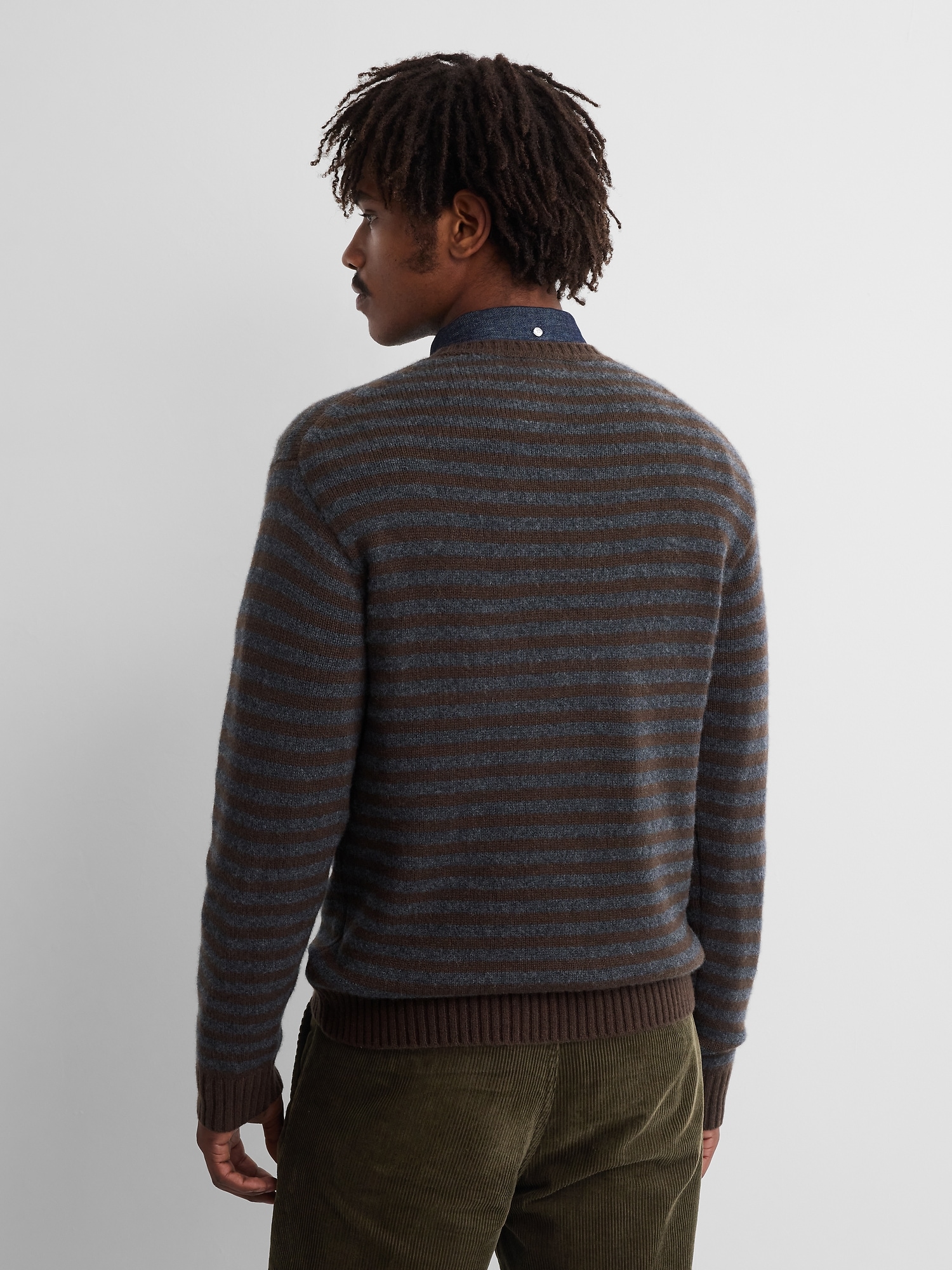 Женский свитер Gap × A.P.C. Cashmere, цвет: Коричневый — фото 3