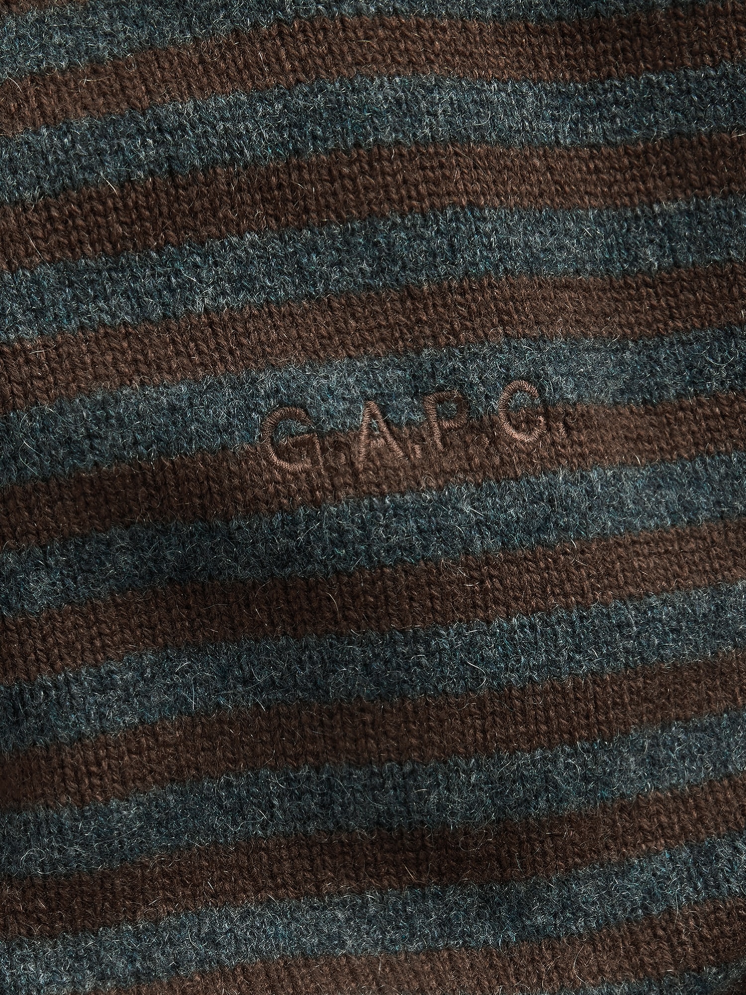 Женский свитер Gap × A.P.C. Cashmere, цвет: Коричневый — фото 4