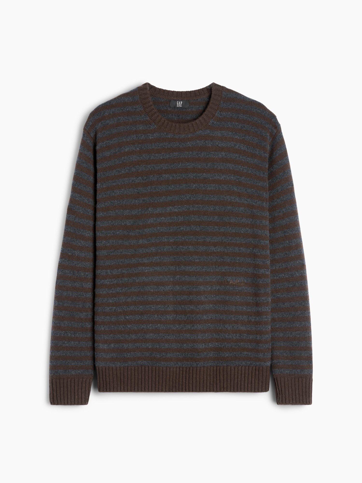 Женский свитер Gap × A.P.C. Cashmere, цвет: Коричневый — фото 6