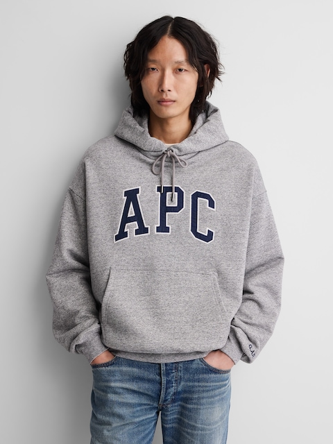 Gap × A.P.C. Extra Heavyweight Logo Hoodie