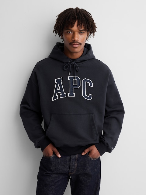 Gap × A.P.C. Extra Heavyweight Logo Hoodie