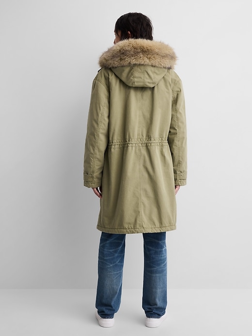 Gap × A.P.C. Oversized Sherpa-Lined Utility Parka | Gap