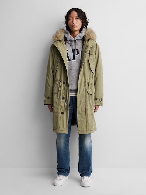 Gap × A.P.C. Oversized Sherpa-Lined Utility Parka
