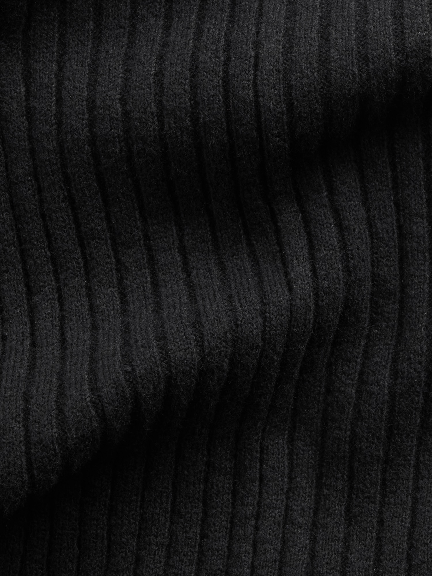 Женское платье Gap CashSoft Rib Turtleneck Sweater Mini, цвет: Чёрный — фото 3