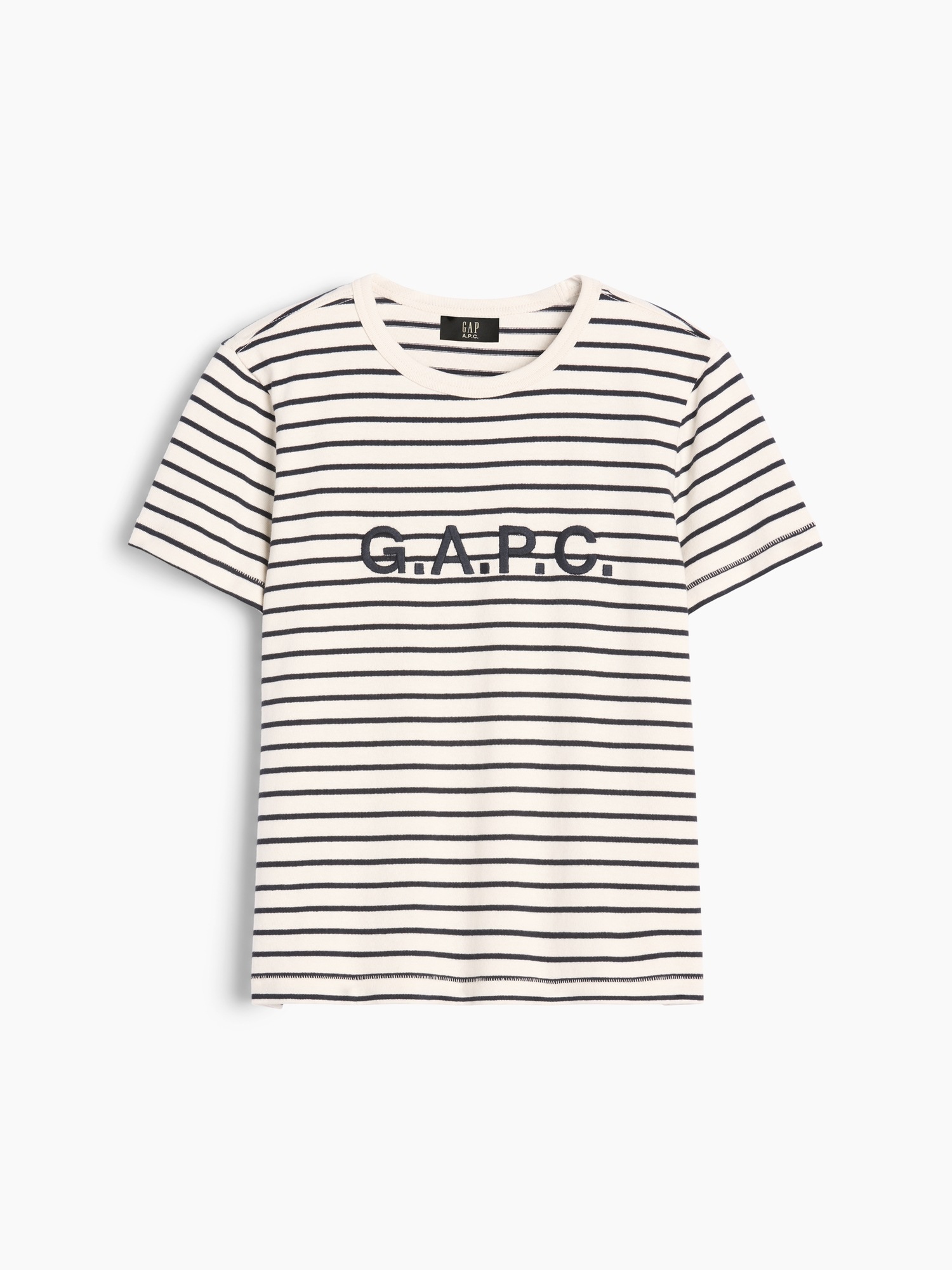 Женская футболка Gap × A.P.C. Logo, цвет: Оптический белый — фото 6