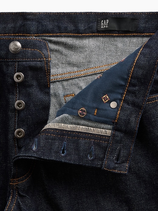 Gap × A.P.C. Japanese Denim Relaxed Straight Jeans | Gap