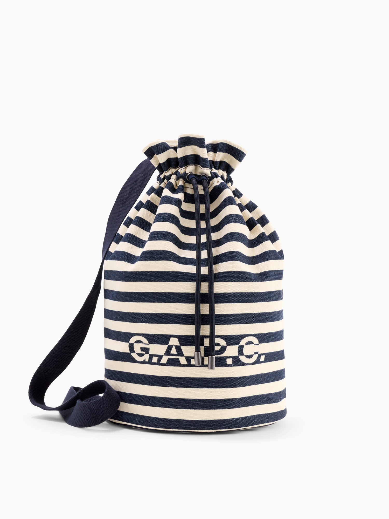 Gap × A.p.c. Logo Bucket Bag In Off White