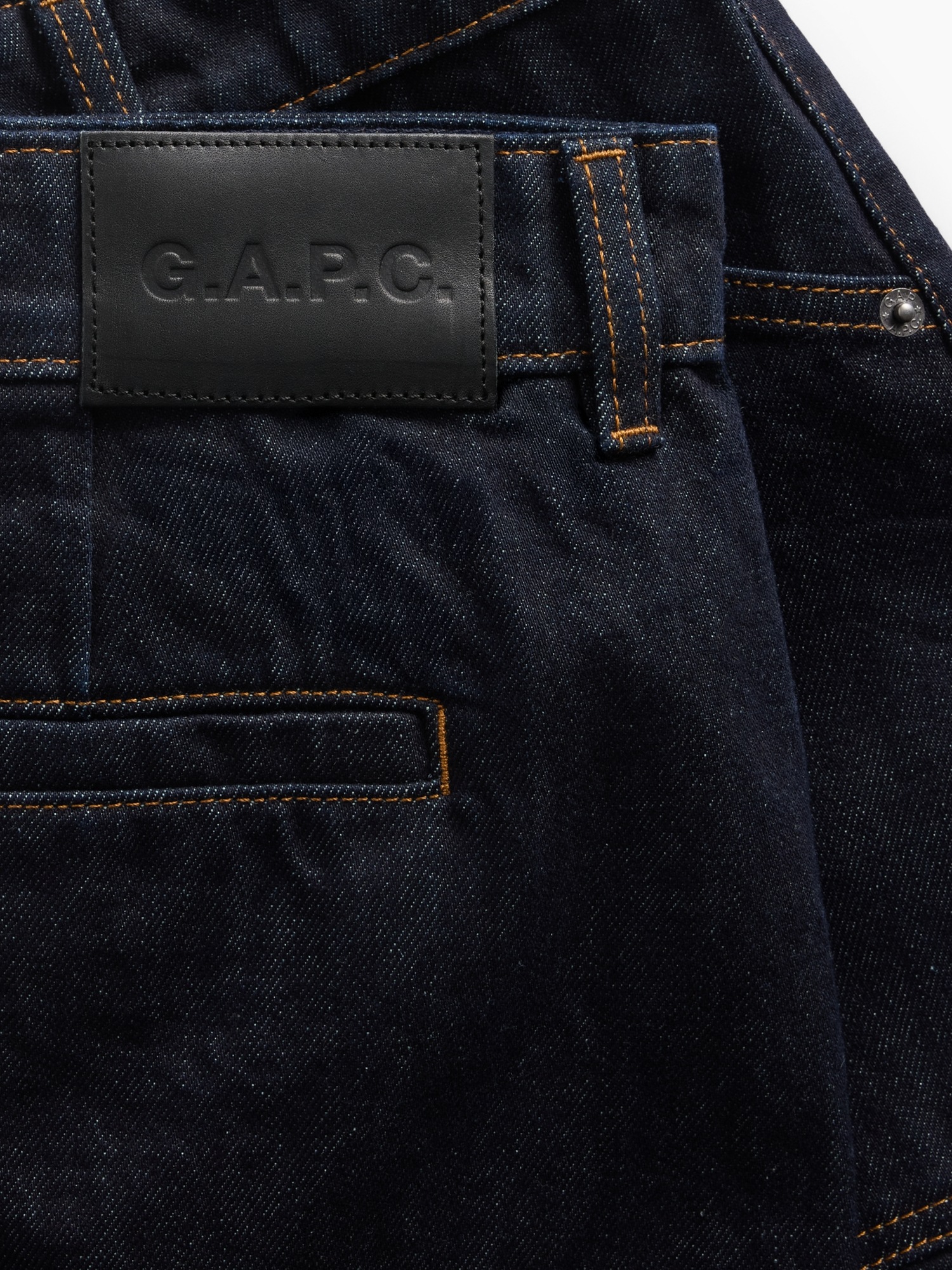 Женская юбка Gap × A.P.C. Denim Mini, цвет: Rinse Sienne — фото 8