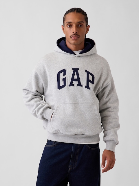 Adult VintageSoft Reversible Oversized Logo Hoodie