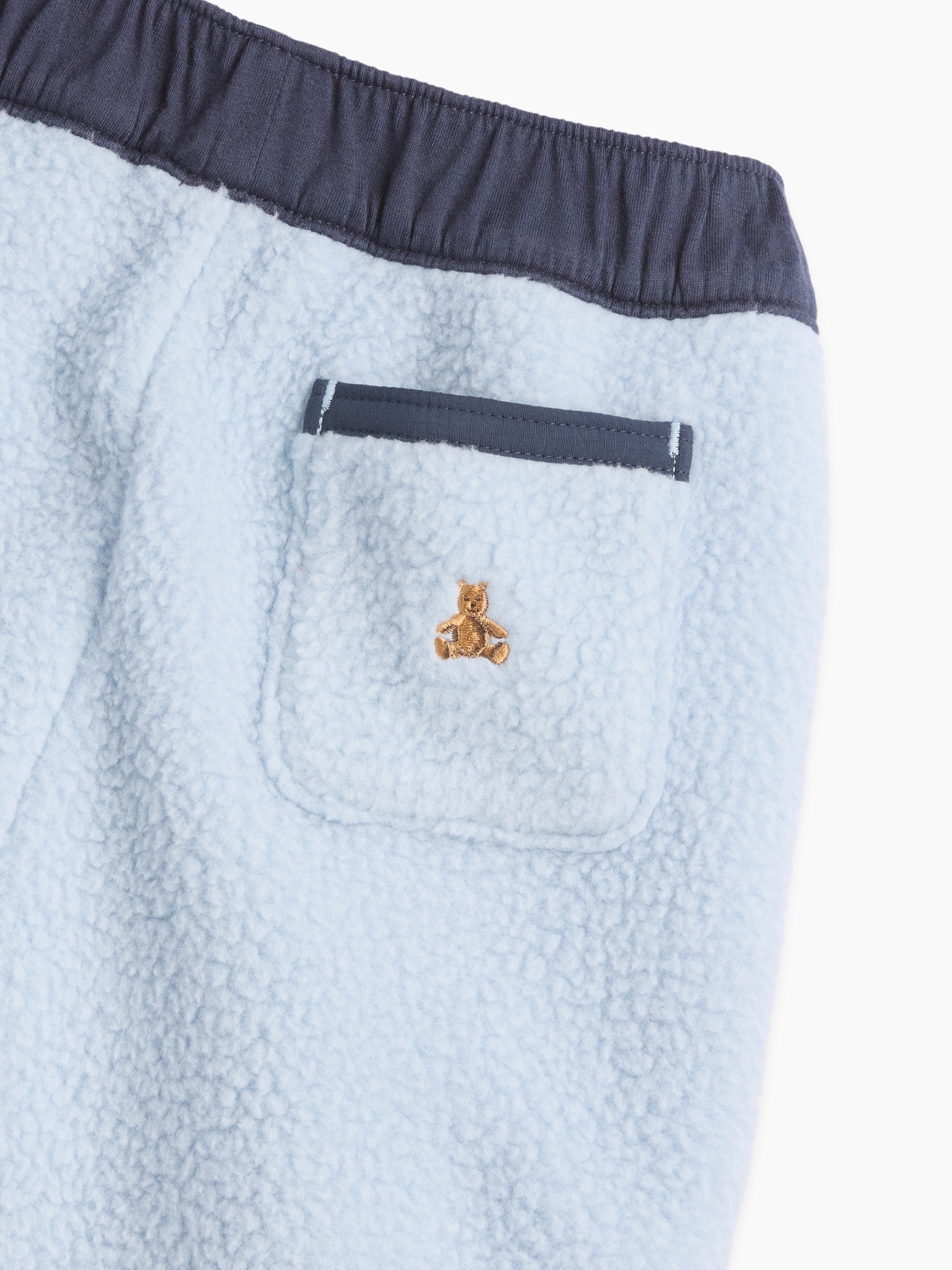 Брюки Gap Sherpa Joggers для малышей, цвет: Молочный синий — фото 3
