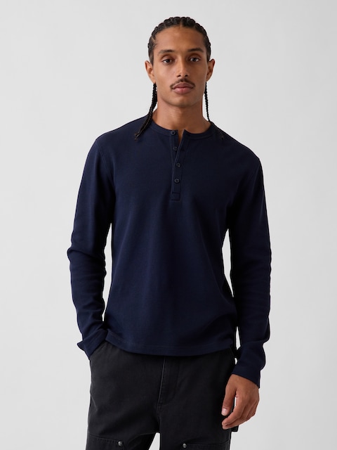 Waffle Henley T-Shirt