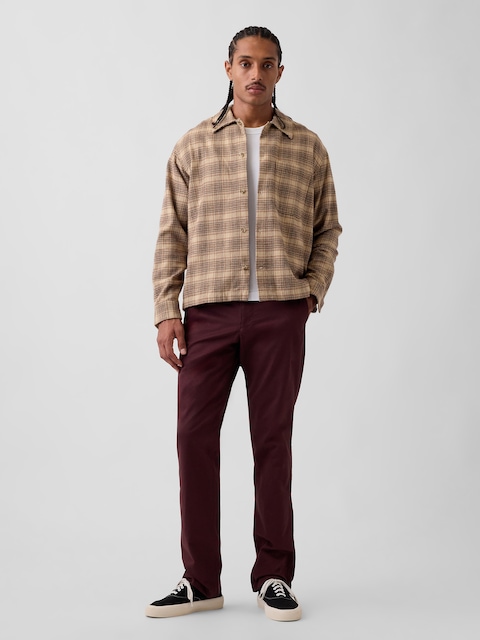 Modern Straight Khakis