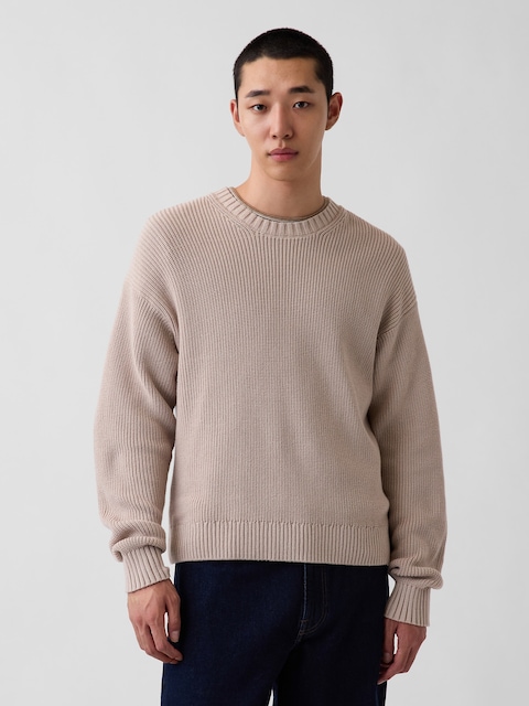 Relaxed Shaker Sweater