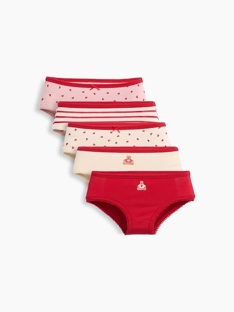 Toddler Organic Stretch Cotton Print Briefs (5-Pack)